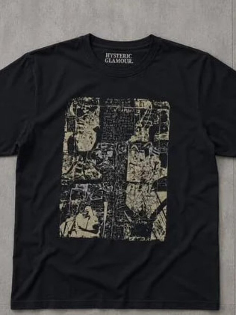 Hysteric Glamour Black Graphic T-Shirt